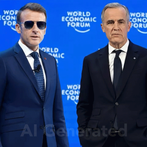 Mark Carney Emmanuel Macron GIF