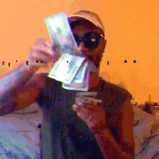 Markdashian Schmoney GIF. This 320 x 320 animated GIF is part of our loadsamoney collection. Related themes include money, party, rain. Created by…