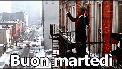 Martedì Buon Martedì Urlare Balcone Buon Giorno GIF