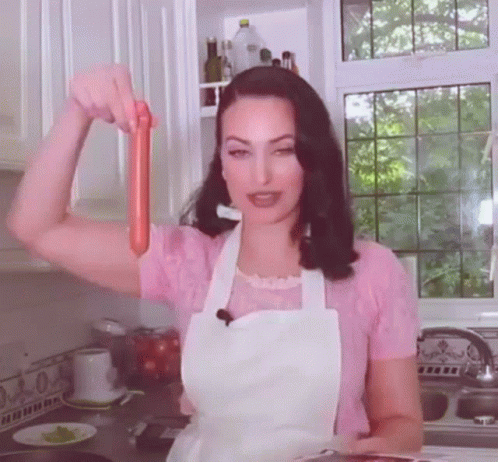 Martina Markota Hot Dog GIF. This 498 x 462 animated GIF is part of our sausage girl collection. Created by BobbyLauren. View the original animation, share…