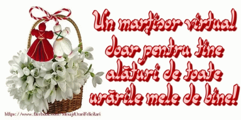 Martisor Virtual GIF. This 498 x 249 animated GIF is part of our martisor collection. Created by mesajeurarifelicitari. View the original animation, share…