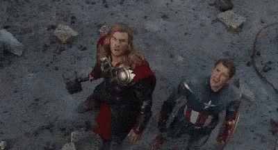 Marvel Cinematic Universe The Avengers GIF. This 400 x 216 animated GIF is part of our happy birthday avengers collection. Created by Padmé_Amidala. View…