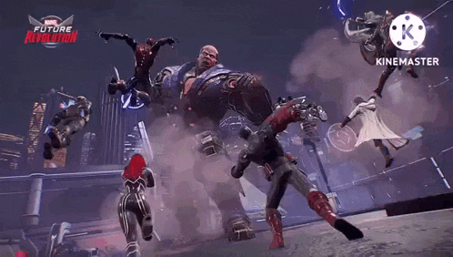 Marvel Future Revolution Kingtron GIF