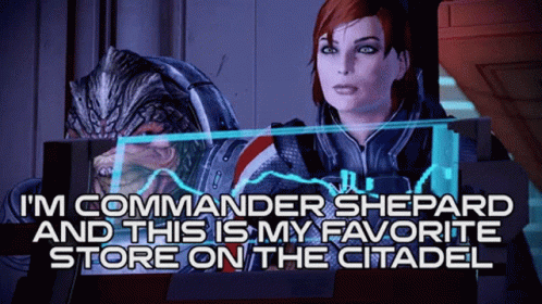 Mass Effect Commander Shepard GIF