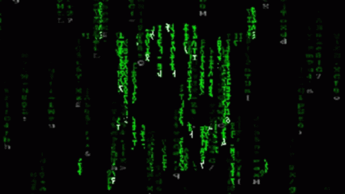 Matrix Skull GIF