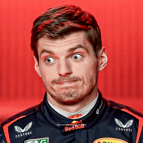 Max Verstappen Raised Eyebrows GIF