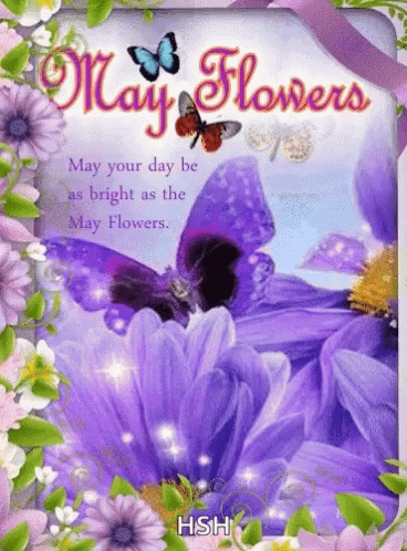 May Day Flowers Happy May Day GIF