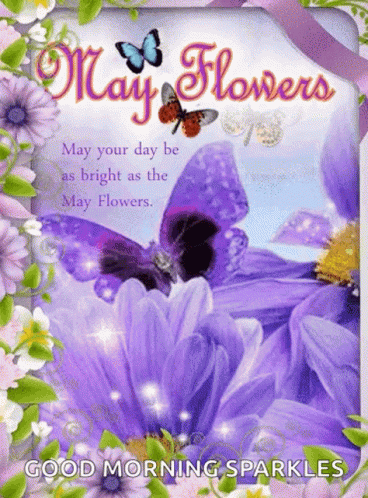 May Day Flowers Happy May Day GIF