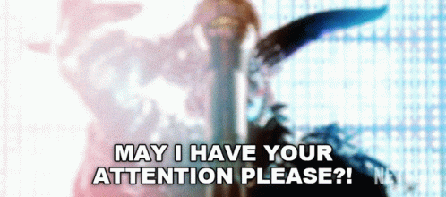 May I Have Your Attention Please Love Death And Robots GIF. This 498 x 220 animated GIF is part of our thanks for your attention collection. Related themes…
