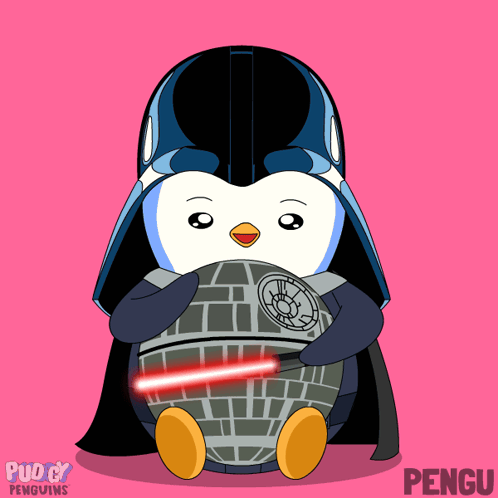 May The Fourth Be With You Penguin GIF
