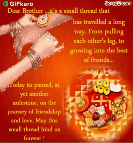May This Small Thread Bind Us Forever Gifkaro GIF
