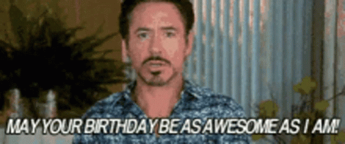 May Your Birthday Be As Awesome As I Am GIF. This 498 x 208 animated GIF is part of our happy birthday avengers collection. Related themes include happy…