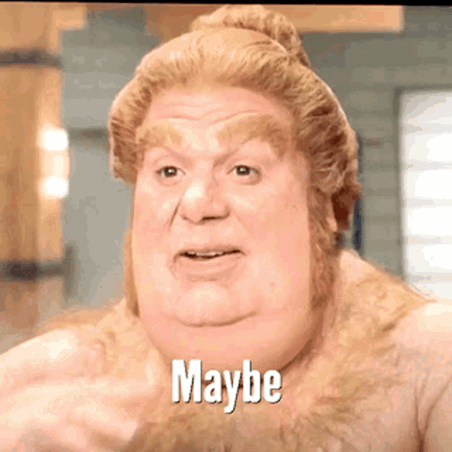 Maybe Fat GIF