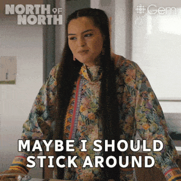 Maybe I Should Stick Around A Bit Longer Siaja GIF
