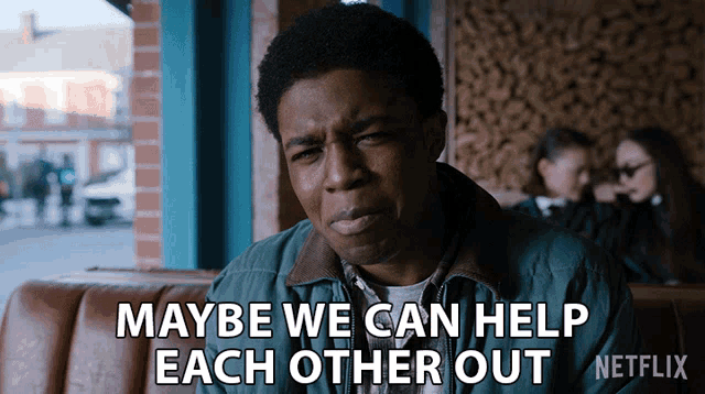 Maybe We Can Help Each Other Out Lucas GIF