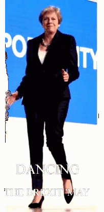 Mayexit Dance GIF. This 204 x 416 animated GIF is part of our theresa may laughing collection. Related themes include dance. Created by Showrealtop. View…