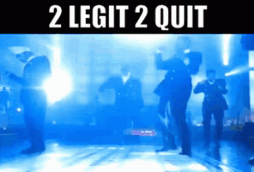 Mc Hammer 2legit2quit GIF