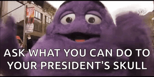 Mcdonalds Grimace GIF. This 498 x 249 animated GIF is part of our grimace mcdonalds collection. Related themes include excited, excitement, happy. Created…