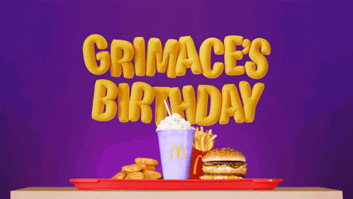 Mcdonalds Grimaces Birthday GIF. This 498 x 281 animated GIF is part of our grimace mcdonalds collection. Related themes include fast food. Created by…