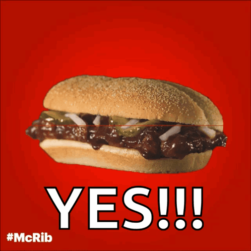 Mcdonalds Mcrib GIF. This 498 x 498 animated GIF is part of our quiero mi bocadillo collection. Related themes include fast food. Created by johnnyvegas0…