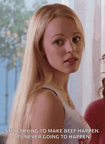 Mean Girls Looking Around GIF