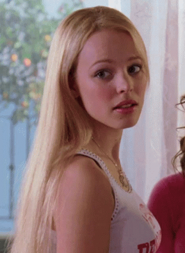 Mean Girls Looking Around GIF