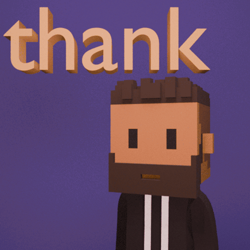 Meebit Meebits GIF. This 498 x 498 animated GIF is part of our gracias por su atencion en ingles collection. Related themes include crypto, thank you…