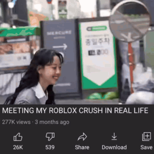 Meeting My Roblox Crush In Real Life Chuuves GIF