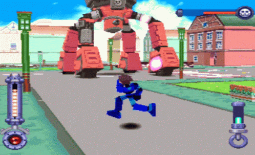 Mega Man Legends Action GIF