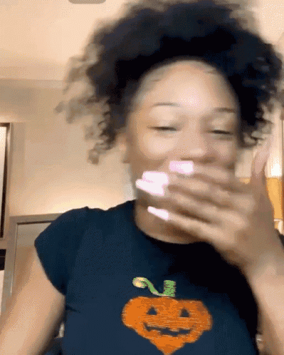 Megan Thee Stallion Laughing GIF