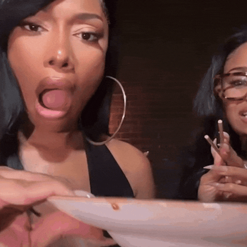Megan Thee Stallion Shock GIF