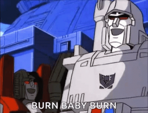 Megatron Transformers GIF. This 498 x 382 animated GIF is part of our hahaha no transformers collection. Related themes include funny, laughing…