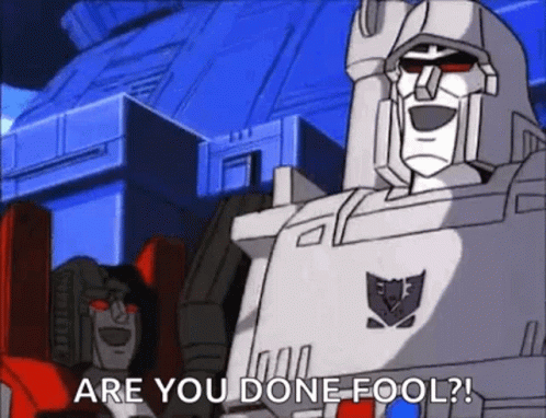 Megatron Transformers GIF. This 498 x 382 animated GIF is part of our hahaha no transformers collection. Related themes include funny, laughing…