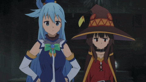 Megumin Aqua GIF