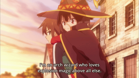 Megumin Explosion Megumin Konosuba GIF