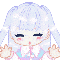 Mei Miyuri Hello Sticker