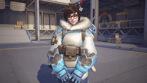 Mei Overwatch GIF. This 498 x 281 animated GIF is part of our mei overwatch collection. Related themes include giggle, laugh, wave. Created by slaymequeen…