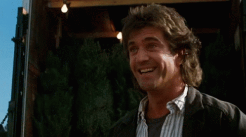 Mel Gibson Lethal Weapon GIF