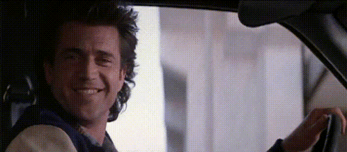 Mel Gibson Martin Riggs GIF