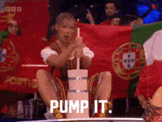 Mel Giedroyc Eurovision GIF