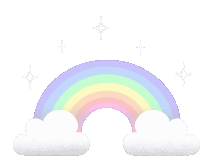 Melancholy Mondays Rainbow Sticker