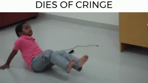 Meme Dies Of Cringe GIF