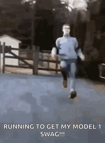 Meme Running GIF