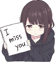 Menhara Chan I Miss You Sticker
