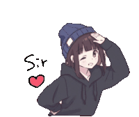 Menhera Anime Sticker