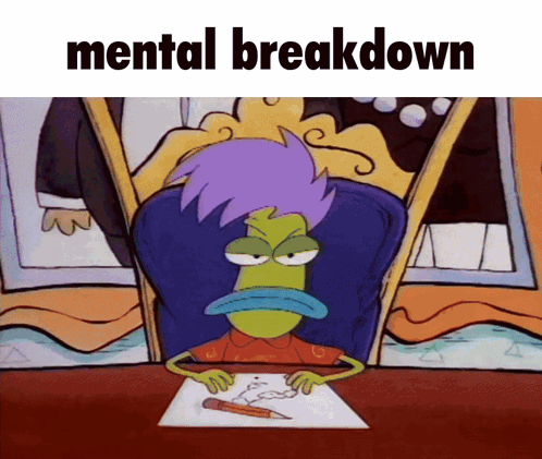 Mental Breakdown Rocko GIF