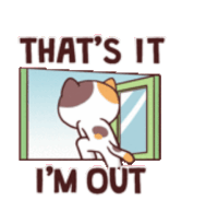 Meong Cat Sticker