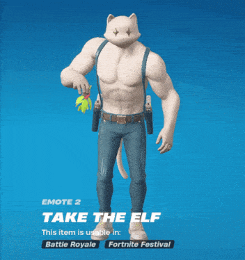 Meowscles Fortnite Evenpancake GIF