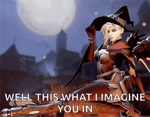 Mercy Hollween Skin GIF