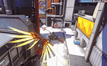 Mercy Junkrat GIF